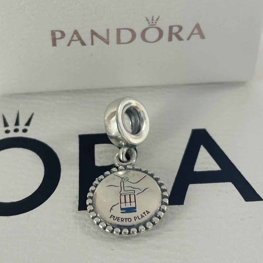 Pandora Dominican Republic Puerto Plata Exclusive Dangle Charm Pendant
